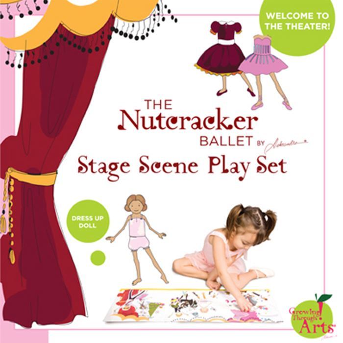 Nutcracker Ballet Stage Scene Playset